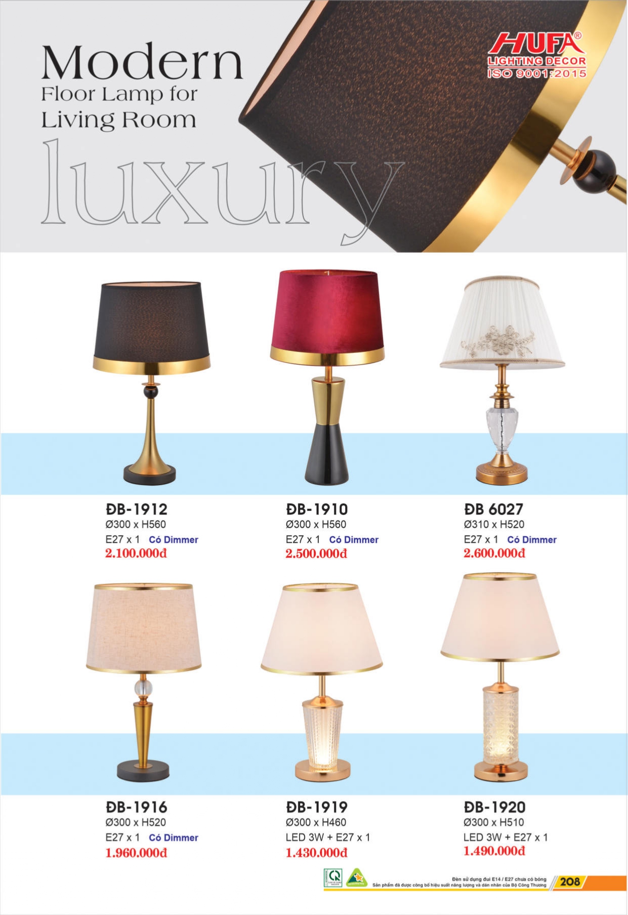 Bảng giá đèn LED HUFA 2026